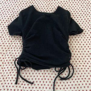 Preppy Vsco Holloster Black Baby tee! Size XS